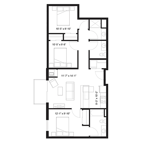 Ares floor plan thumbnail